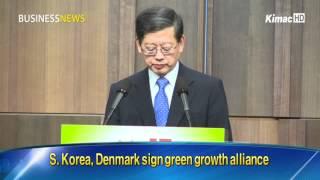 S. Korea, Denmark sign green growth alliance