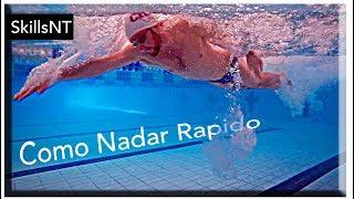 Como nadar a crol rapido. Tecnica de natacion