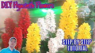 DIY Hyacinth flowers | stepby step tutorial