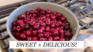 HOMEMADE JAM RECIPE: How to Make Cherry Jam with NO PECTIN