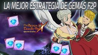 ¡ESTE JUGADOR CONSIGUIÓ +700 GEMAS F2P EN 1 DÍA! LA MEJOR GUIA DE FARMEO DE GEMAS | 7DS: GRAND CROSS