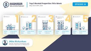 Mashvisor Real Estate Podcast: Top 5 Rental Properties This Week - Episode #18