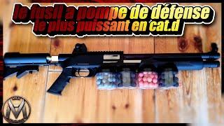 Le fusil à pompe le plus puissant pour la défense du domicile en cal.68 et Cat.d !