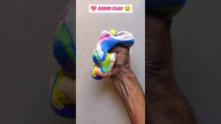 Relaxing CLAY ASMR #asmr #satisfying #shorts #slime #clay #oddlysatisfying #ytshorts #relaxing