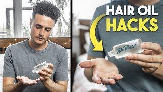 5 Ways To Use Hair Oil For BETTER Hair | Mens Healthy Hairstyle Tips