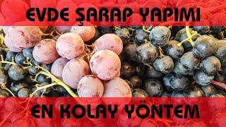 Evde Şarap Yapımı En Kolay Yöntem *The easiest method of wine making at home*