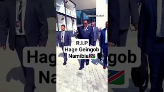 Namibia President Dr. Hage Geingob Last Public Appearance Looking Weak