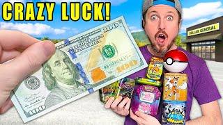 $100 Pokémon Card Challenge = 10 HITS IN DOLLAR GENERAL!