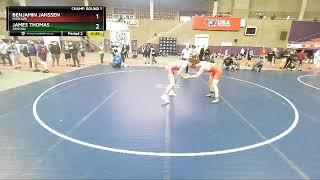 170 Lbs Champ. Round 1 - James Thomas, Arizona Vs Benjamin Janssen, Missouri A2cb