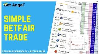 Betfair trading | A simple pre-off horse racing trade | Fully explained