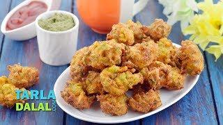 Veg Pakora, Mixed Vegetable Pakoda by Tarla Dalal