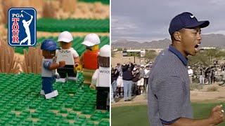 LEGO Tiger Woods' ace on No. 16 at 1997 Phoenix Open