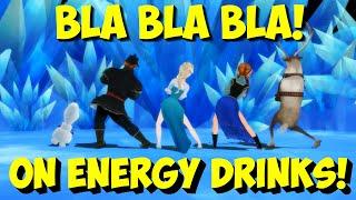 MMD Frozen 2 – Bla Bla Bla ON ENERGY DRINKS! – Elsa Anna Kristoff Sven Olaf funny meme II Disney