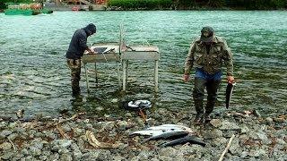 Combat fishing on Alaska's Kenai Peninsula