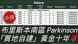 布里斯本南區 Parkinson「買地自建」黃金上升期！｜澳洲新章節