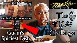 The "PIKA CHALLENGE" vs Rod Ventures | Meskla Bistro Guam | Guam's Spiciest Dish | Mukbang