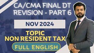 BEST REVISION NR TAXATION | CA/CMA Final Direct Tax | NOV 2024 | Full English 