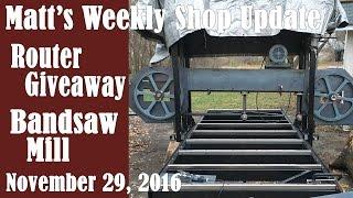 Matt's Weekly Shop Update - Nov 29, 2016
