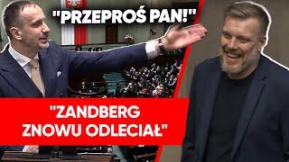 "Zanberg znowu odleciał". Awantura o podatek Belki. Kowalski: Przeproś pan!