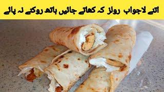 Chicken Tandoori Kabab Mayo Rolls | Paratha Roll Recipe | Rolls | Ramadan Recipes | Binish Ka Tiffin