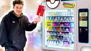 I FOUND Surging Sparks In A Pokémon Card Vending Machine!