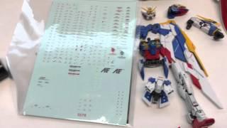 Bootleg Chinese MG Unicorn Gundam Waterslide Decals