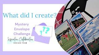 Mystery Envelope Challenge//Single Scrapbook Page Inspiration