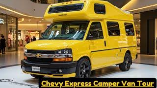 Chevy Express Camper Van Tour | 4x4 Rugged Motorhome  | Off-Grid Ready Luxury for $65K!