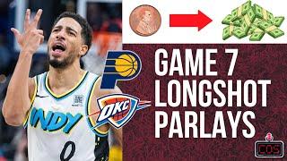The BEST Game 7 Parlays for Pacers vs Thunder!