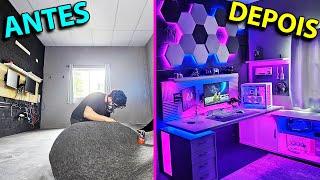 Eu Reformei meu Quarto Gamer | Mostrando todo Processo