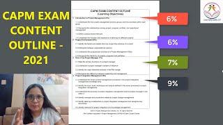 CAPM EXAM CONTENT OUTLINE - 2021 | Pass CAPM | Learning with JD