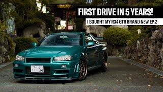 Driving my R34 GTR For The First Time In 5 Years! | GTR Restoration Ep.2