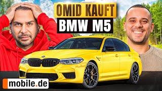 UNFALLSCHADEN mit LACKSTIFT ausgebessert!! GESCHRUBBTER BMW M5 COMPETITION! OMID KAUFT!