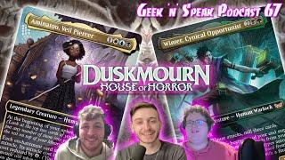 MIRACLE WORKER and DEATH TOLL Duskmourn Commander Precon Card Review | Geek 'n' Speak Podcast #67