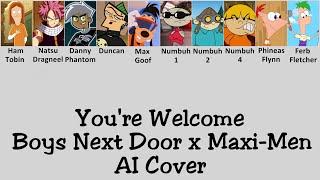 You're Welcome (Boys Next Door x Maxi-men AI Cover) (Thanksgiving special)