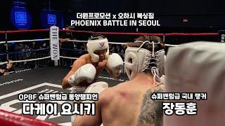 [더원x오하시] 피닉스 배틀 인 서울 - 슈퍼밴텀급 국내랭커 장동훈 vs OPBF 슈퍼밴텀급 동양챔피언 다케이 요시키 시범게임