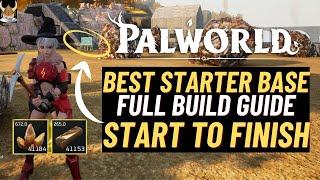 Palworld Ultimate Starter Base Location and FULL BUILD WALKTHROUGH ~COMPLETE BUILD GUIDE IRON ORE~