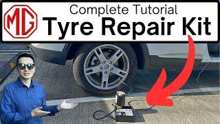 MG Tutorial - Tyre Mobility Kit / Tyre Repair Kit - How to Use - MG4, ZS EV, HS PHEV