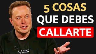 NUNCA CUENTES ESTAS 5 COSAS - Discurso Motivacional Elon Musk