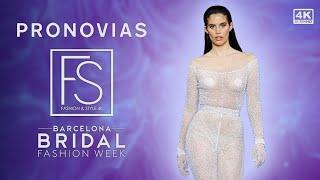 PRONOVIAS ATELIER  s24  Sara Sampaio - Victoria’s Secret Angel 4K Barcelona Bridal Fashion Week