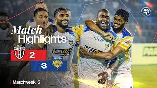 Match Highlights | NorthEast United FC 2-3 Chennaiyin FC | MW 5 | ISL 2024-25