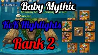 Lords Mobile. KvK Highlights. Baby Mythic Trap. Rank 2. Mixed Rallys. Lords Mobile ESP.