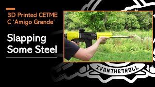 The 'Amigo Grande' 3D Printed CETME C Receiver Slapping Some Steel