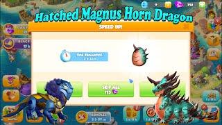 Hatched Magnus Horn Dragon | Changed Zeus dragon's Master Skill | DML | Gameplay | Art of Knowing