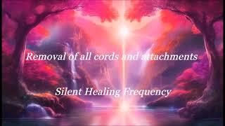 Removal of all cords and attachments Silent Healing Frequency