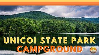 Unicoi State Park Campground Tour | Helen, Georgia | Unicoi Lake