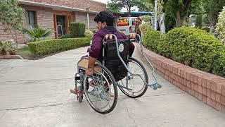 wheelchair wheeling session in Paraplegic center Peshawar trainer Ihsan danish(2)