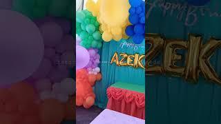 RAINBOW KIDDIE PARTY BIRTHDAY THEME | #ratori #balloon #rainbow