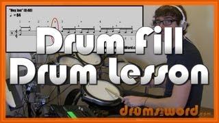  Hey Joe (Jimi Hendrix)  Drum Lesson | How To Play Drum Fills (Mitch Mitchell)