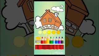 House  colouring drawing#shortfeed #colouring #coloringpage #coloringideas #viral #youtube